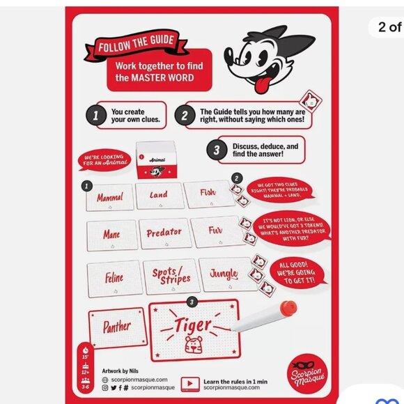 Board Game - Master Word: Follow the Guide - NWT - Picture 2 of 7